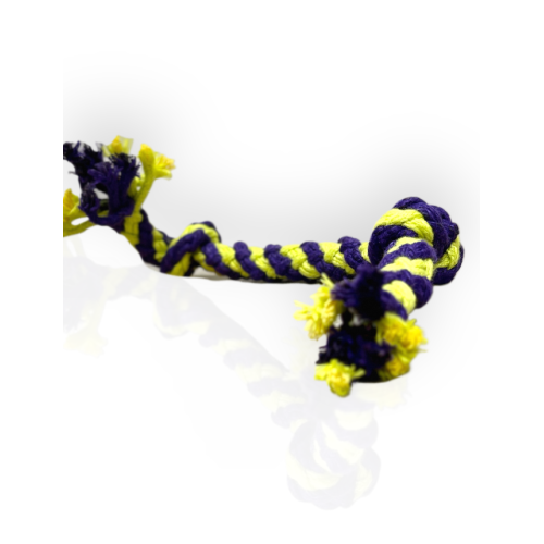 Dog Toy Sznurek Kanat Bawełniany z Dwoma Węzłami 30cm | zabawka dla psa