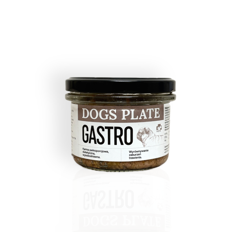 Dogs Plate Vet Gastro z Sarną 180g | mokra karma dla psa