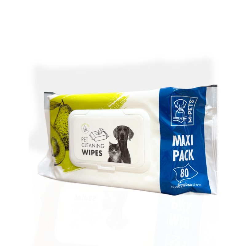 M-Pets Chusteczki Nawilżane Awokado 80szt | chusteczki dla psa i kota