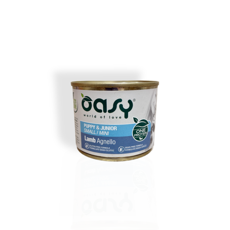 Oasy One Protein Puppy i Junior Mini Mokra Karma z Jagnięciną 200g | mokra karma dla psa