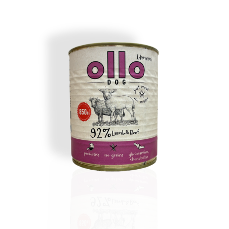 Ollo Umami Mokra Karma Premium z Jagnięciną i Wołowiną 850g | mokra karma dla psa