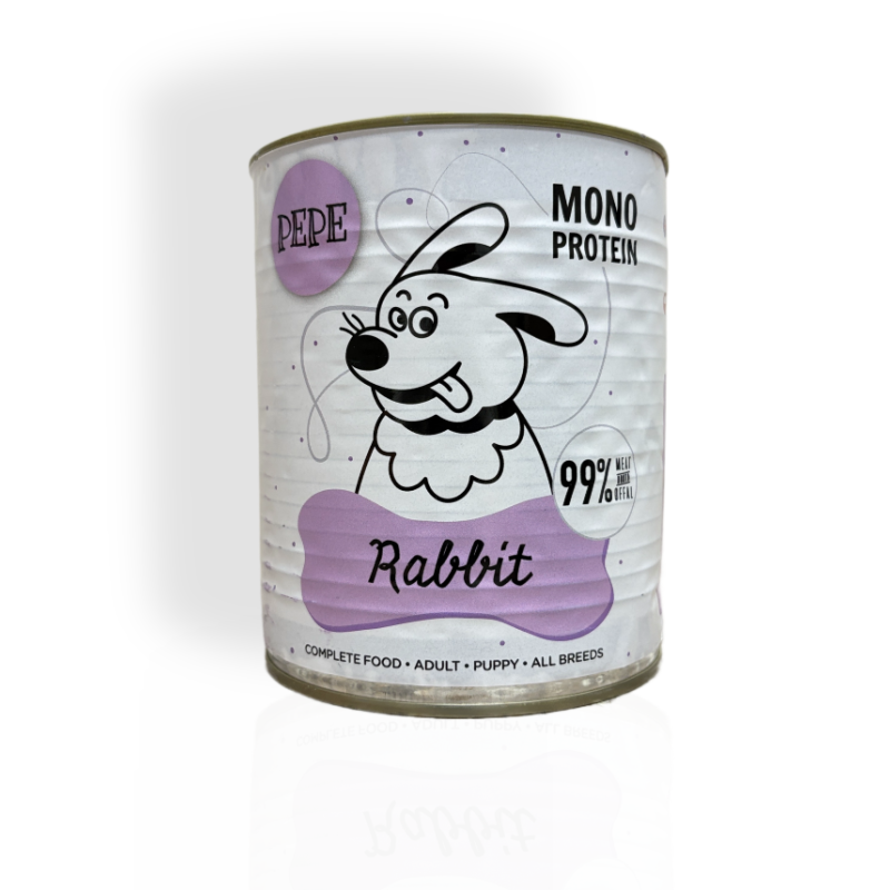 Pepe Karma Mokra z Królikiem 800g | mokra karma dla psa