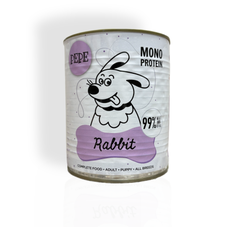 Pepe Karma Mokra z Królikiem 800g | mokra karma dla psa