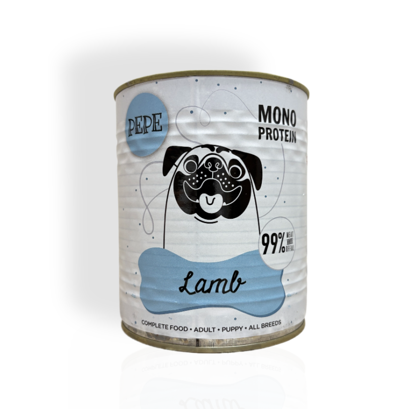 Pepe Karma Mokra z Jagnięciną 800g | mokra karma dla psa