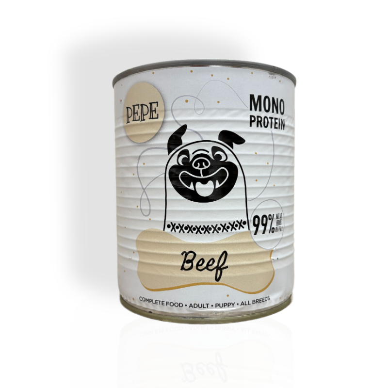 Pepe Karma Mokra z Wołowiną 800g | mokra karma dla psa