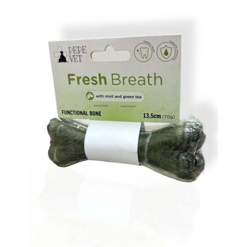 Pepe Vet Kość Fresh Breath 13,5cm 70g | gryzak dla psa