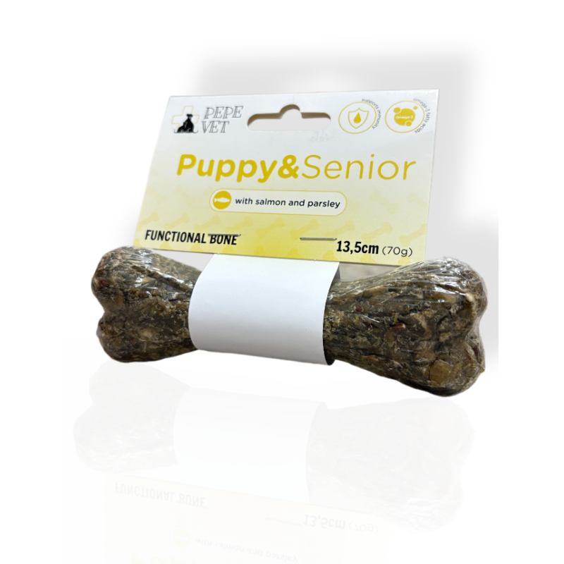 Pepe Vet Kość Puppy & Senior 13,5cm 70g | gryzak dla psa