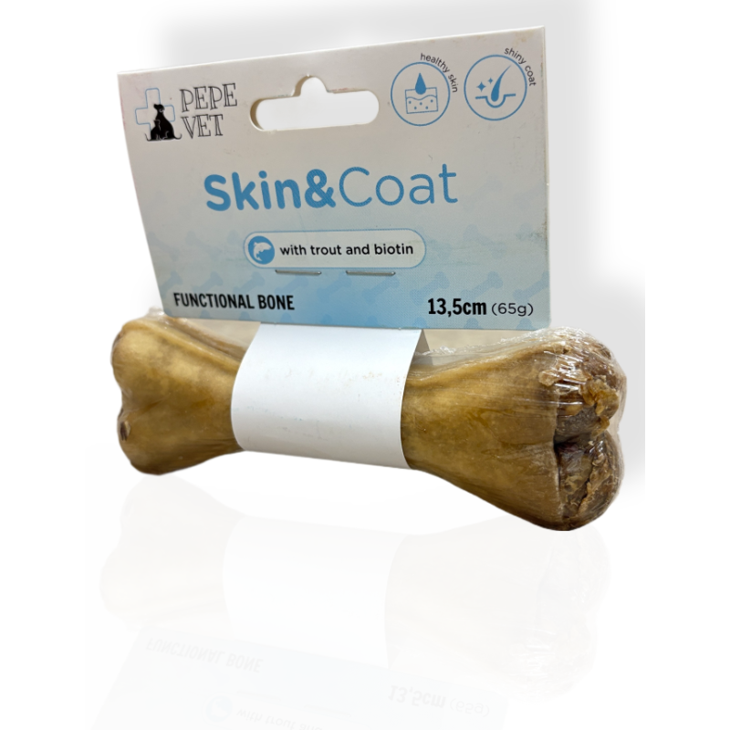Pepe Vet Kość Skin & Coat 13,5cm 65g | gryzak dla psa