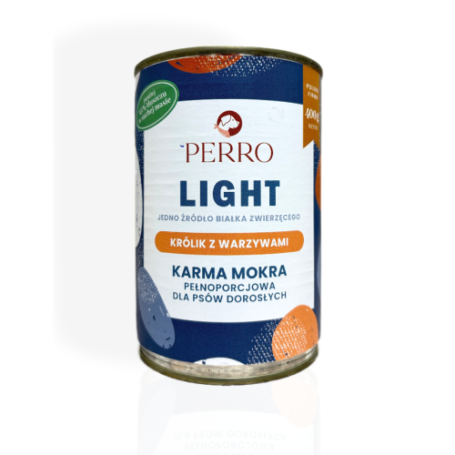 Perro Light Królik z Warzywami 400g | mokra karma dla psa