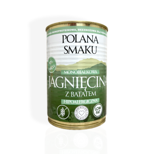 Polana Smaku Jagnięcina z Batatem 400g | mokra karma dla psa