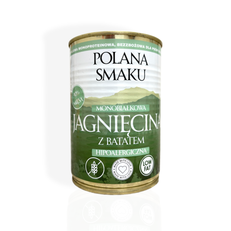 Polana Smaku Jagnięcina z Batatem 400g | mokra karma dla psa