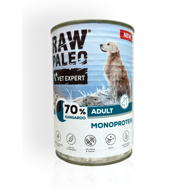 Raw Paleo Adult Mokra Karma dla Psa z Kangurem 400g | mokra karma dla psa