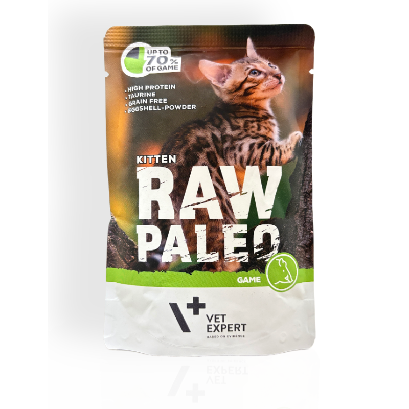 Raw Paleo Kitten Mokra Karma dla Kociąt z Dziczyzną 100g | mokra karma dla kota