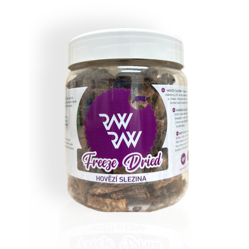 Raw Raw Liofilizowana Śledziona Wołowa 70g | przysmaki dla psa