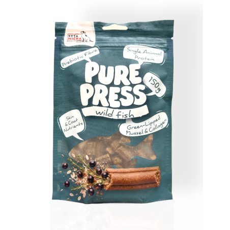 Syta Micha Pure Press Karma dla Psa Dzikie Ryby 150g | przysmaki dla psa