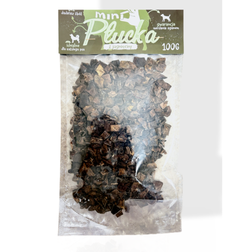 Syta Micha Naturalny Gryzak Płucka z Jagnięciny 100g | gryzak dla psa