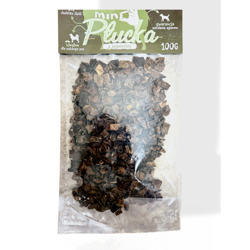 Syta Micha Naturalny Gryzak Płucka z Jagnięciny 100g | gryzak dla psa
