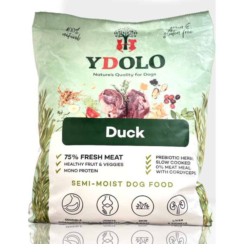 Ydolo Healthy Pure Kaczka Półwilgotna Karma dla Psa 2,5kg | karma półwilgotna dla psa