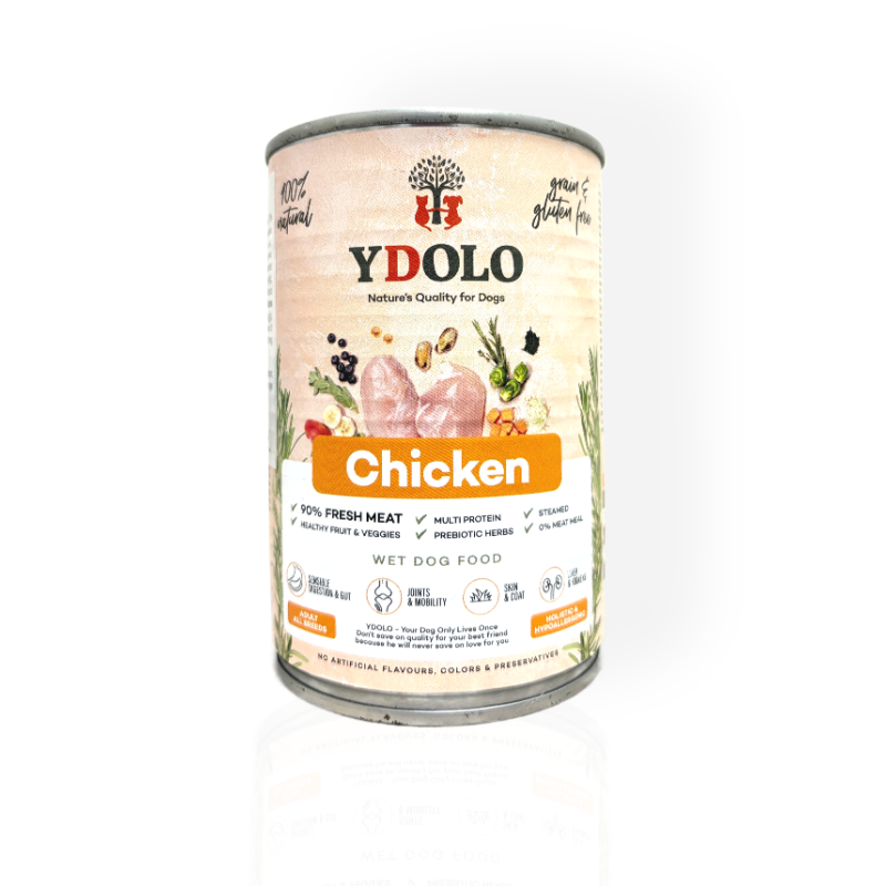 Ydolo Kurczak Mokra Karma dla Psów 400g | mokra karma dla psa