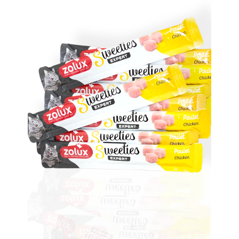 Zolux Przysmak Kremowy dla Kota Sweeties z Kurczakiem 14g | przysmak dla kota