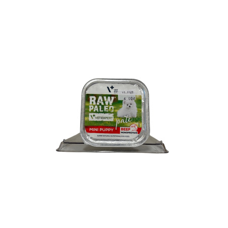 Raw Paleo Mini Puppy Pâté Beef 150g | Mokra karma dla szczeniąt