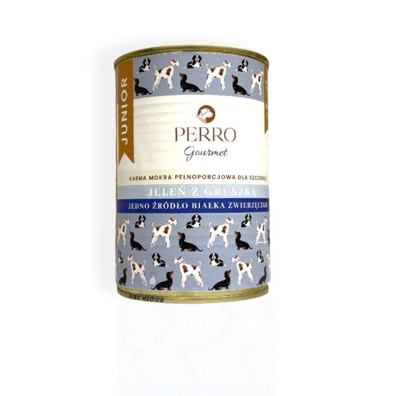 Perro Gourmet Junior Jeleń z Gruszką 400g (p. 17)