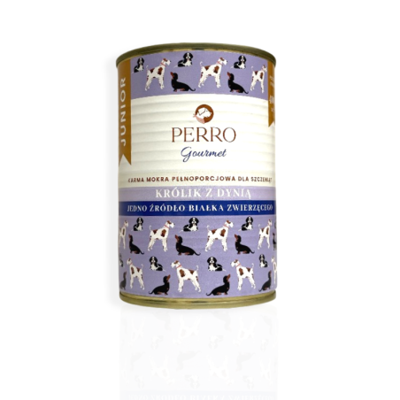 Perro gourmet junior królik z dynią 400g | Perro
