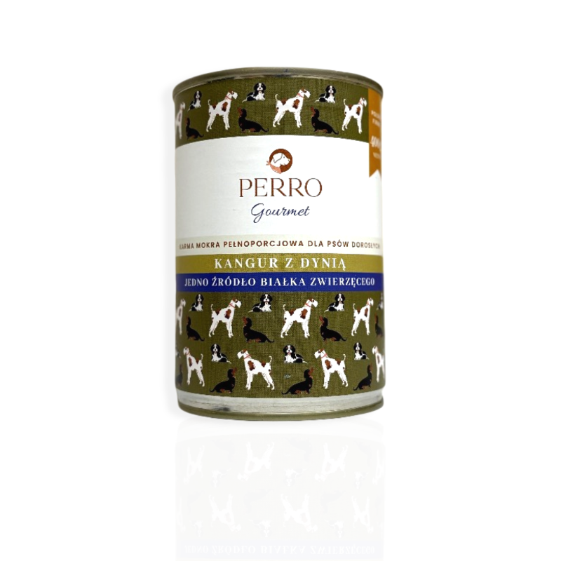 Perro Gourmet Kangur z Dynią 400g | Karma dla psa