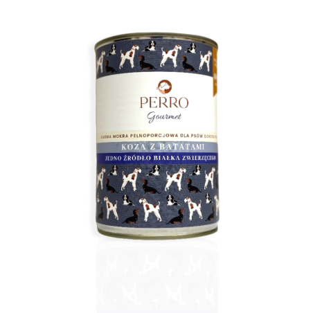 Perro gourmet koza z batatami 400g | Perro