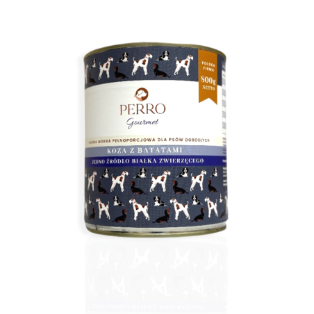 Perro gourmet koza z batatami 800g | Perro