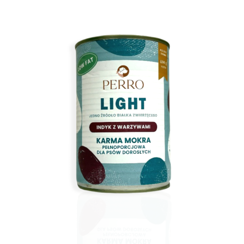 Perro Light Indyk z Warzywami 400g | Karma odchudzająca