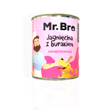 MR.Bro Jagnięcina z Burakiem 800g | MR.Bro