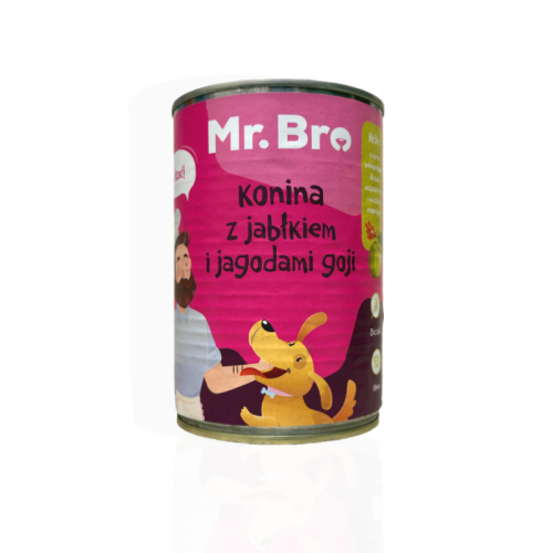 MR.Bro Konina z Jabłkiem i Jagodami 400g
