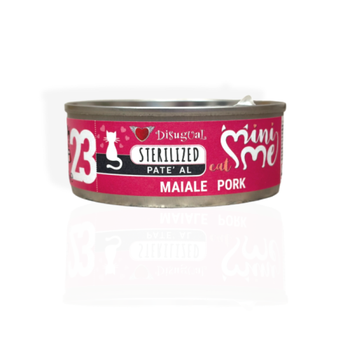 Disugual Mini Me Sterilised Wieprzowina 85g | mokra karma dla kota