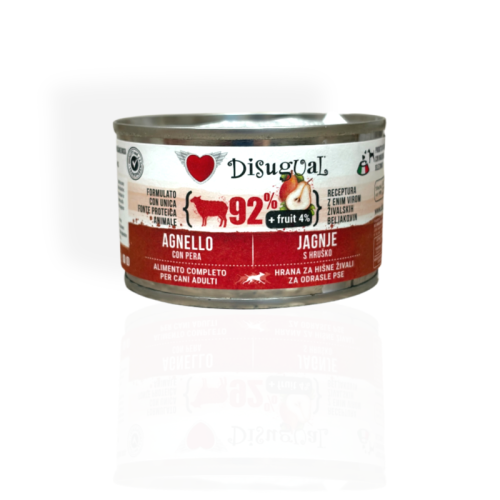 Disugual Adult Jagnięcina z Gruszką 150g | mokra karma dla psa