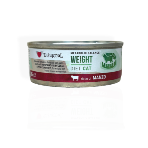 Disugual Vet Cat Weight Wołowina 85g | karma weterynaryjna dla kota