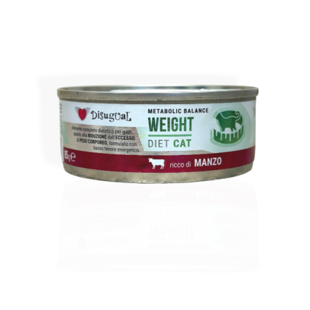 Disugual Vet Cat Weight Wołowina 85g | karma weterynaryjna dla kota