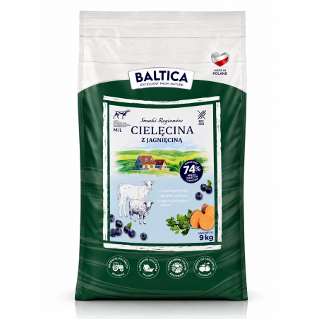Baltica Karma Sucha Adult Cielęcina z Jagnięcinaą XSS 6kg | Baltica