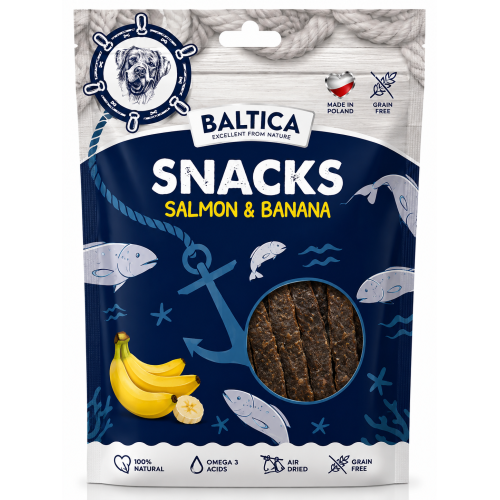 Baltica Przysmak ŁosośBanan 80g | Baltica