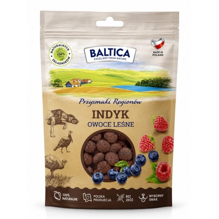Baltica Przysmak Treningowy Indyk I Owoce Leśne 100g | Baltica