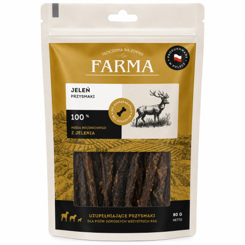 FARMA PASKI Z JELENIA PRZYSMAK 80G | FARMA