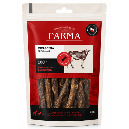 FARMA PASKI Z CIELĘCINY PRZYSMAK 80G | FARMA