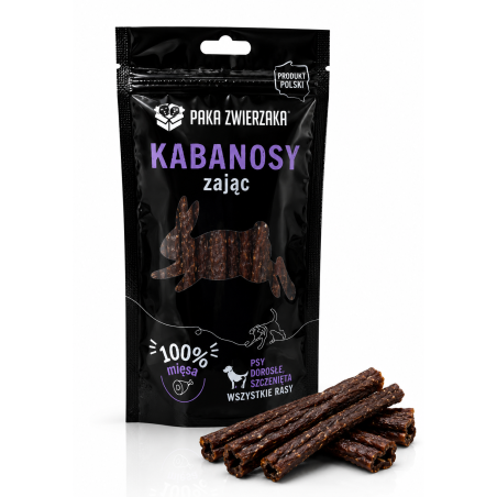 Paka Zwierzaka Kabanosy Zając 3szt 80g