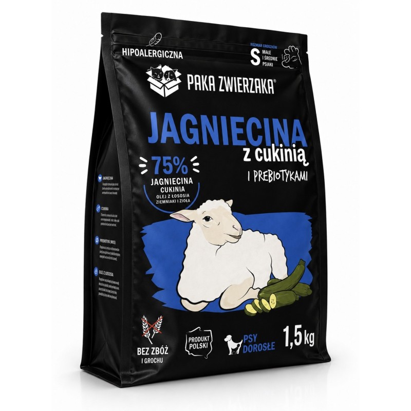Paka Zwierzaka Karma Jagnięcina Z Cukinią S 3kg | Paka Zwierzaka