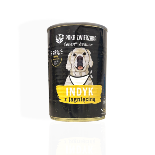 Paka Zwierzaka Sh Indyk Z Jagnięciną 400g | Paka Zwierzaka