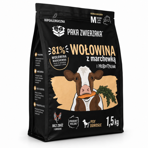 Paka Zwierzaka Wołowina Z Marchewką 9kg | Paka Zwierzaka