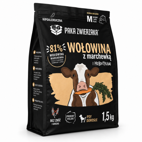 Paka Zwierzaka Wołowina Z Marchewką 9kg | Paka Zwierzaka