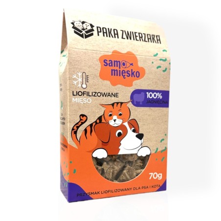 Paka Zwierzaka Liofilizowane Mięsko Jagnięcina 70g | Premium