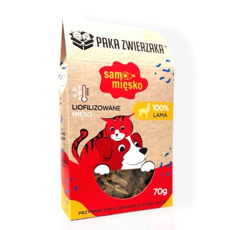 Paka Zwierzaka Liofilizowane Mięsko Lama 70g | Ultra Premium