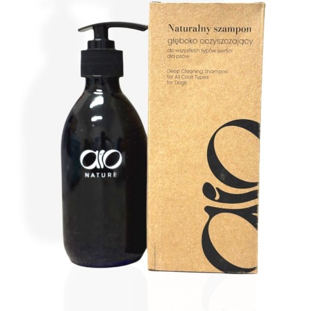 Aio Naturalny szampon głęboko oczyszczający 150ml | szampon dla zwierząt